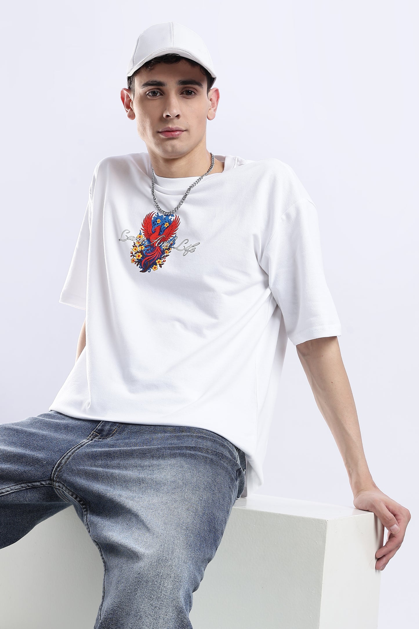 PHOENIX CREST OVERSIZED T-SHIRT