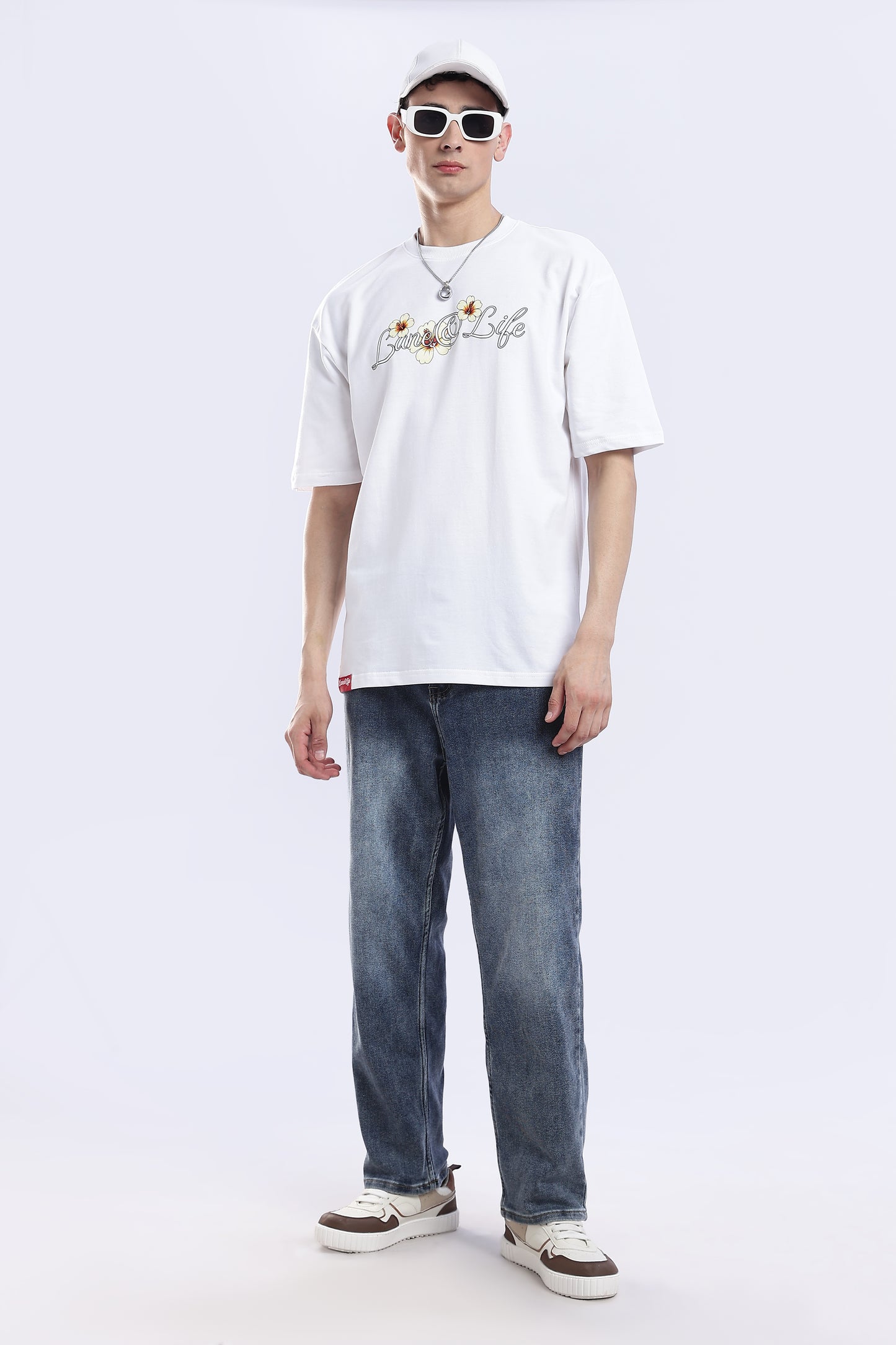 Flourish in Full Bloom with Our Verdant Bloom Oversized T-Shirt