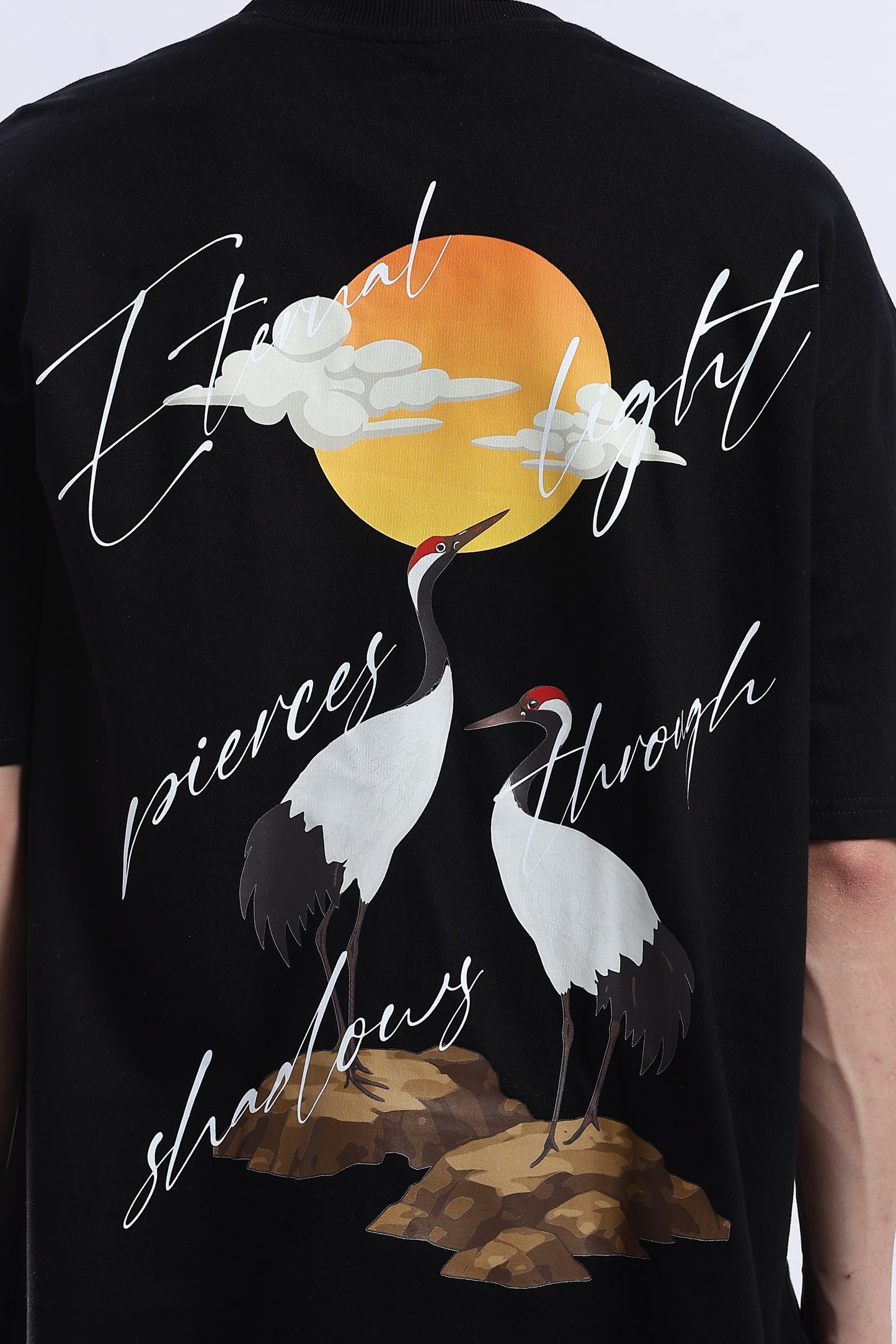 Radiate Resilience with Our Eternal Light Oversized T-Shirt