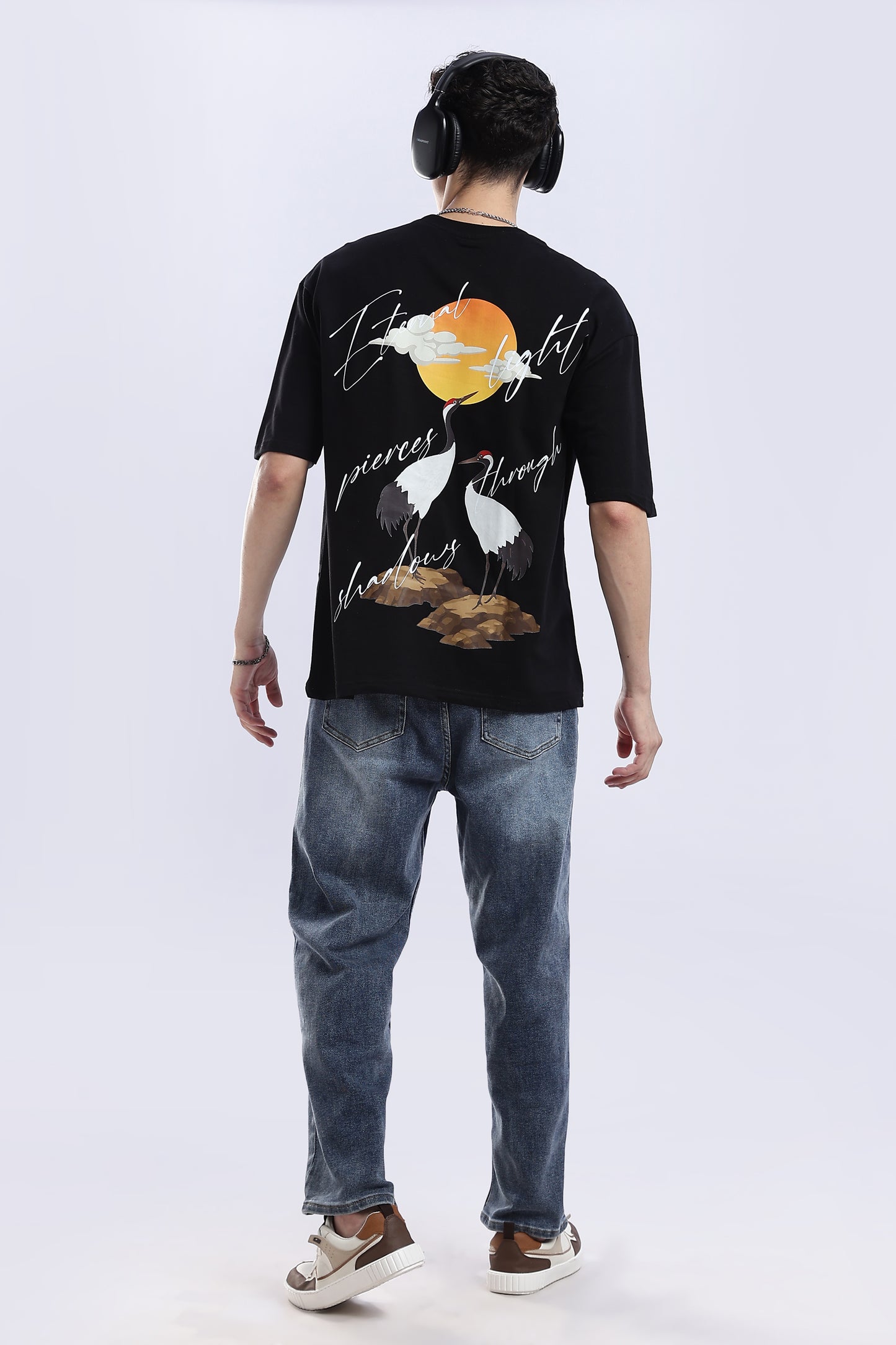 Radiate Resilience with Our Eternal Light Oversized T-Shirt