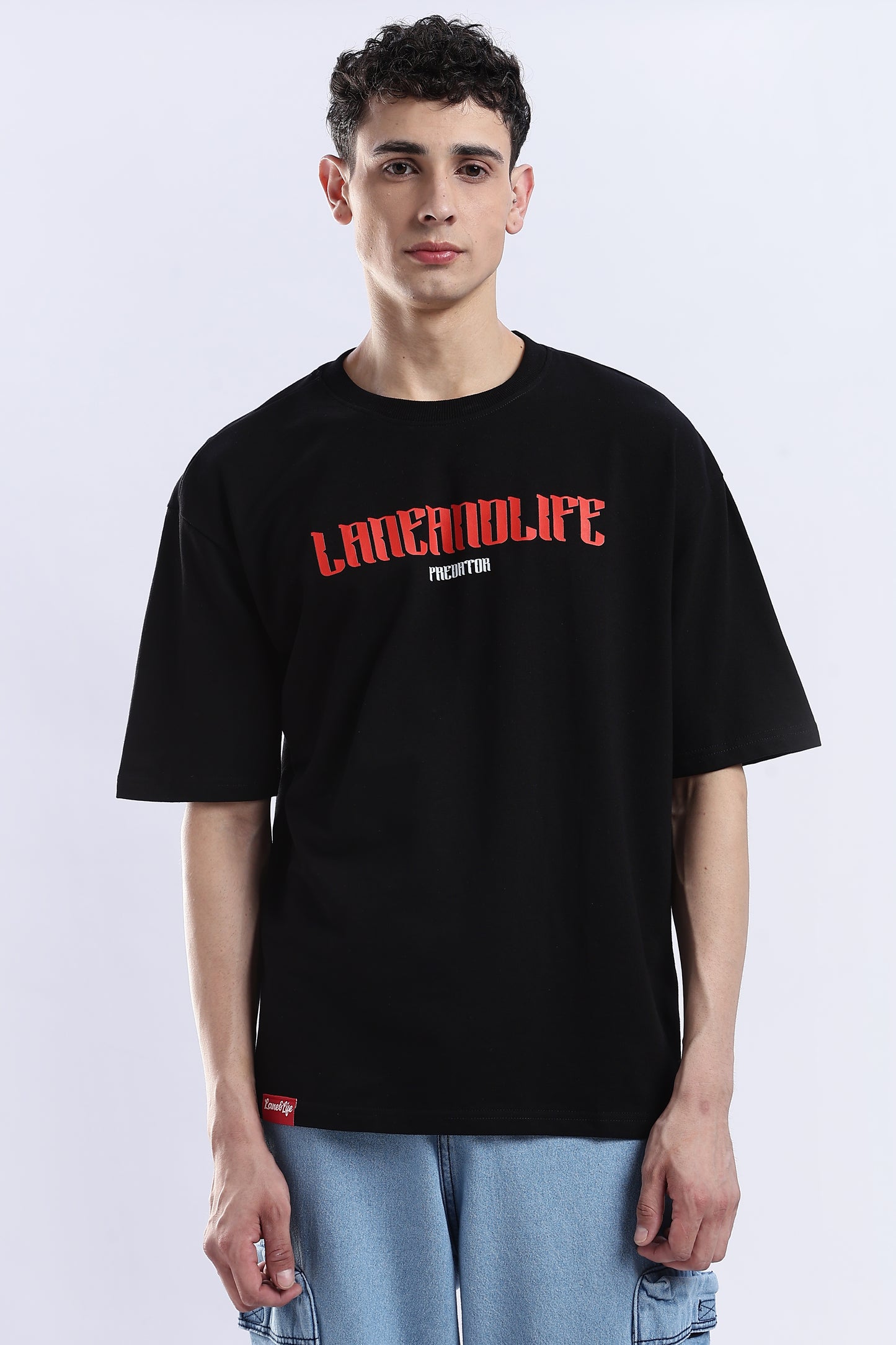 BLACK PREDATOR-LION T-SHIRT