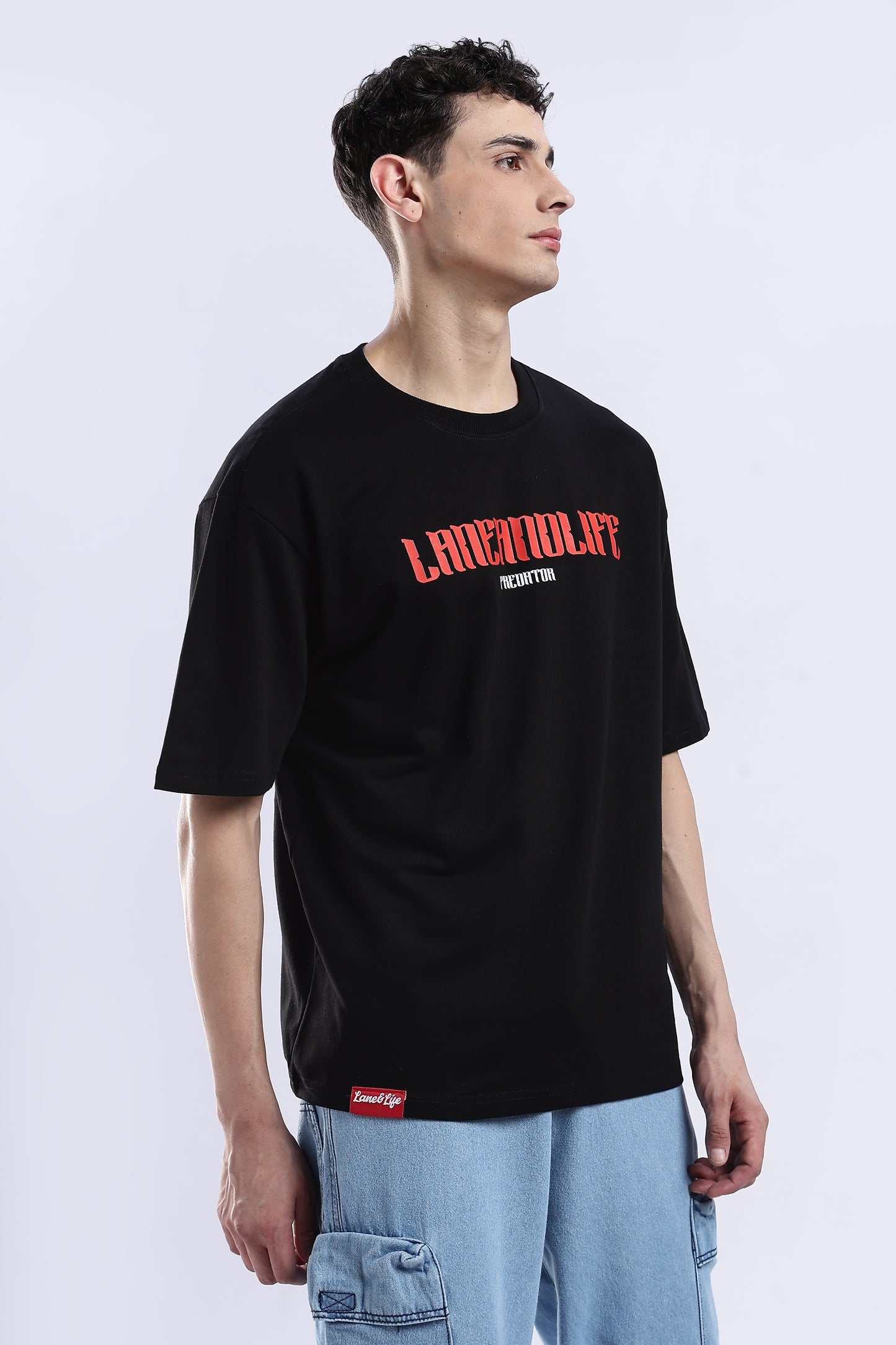 BLACK PREDATOR-LION T-SHIRT