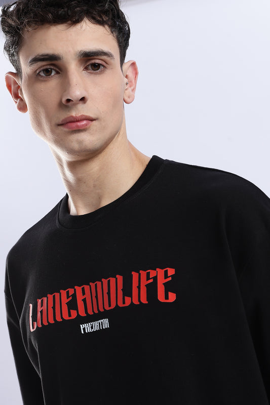 BLACK PREDATOR-LION T-SHIRT