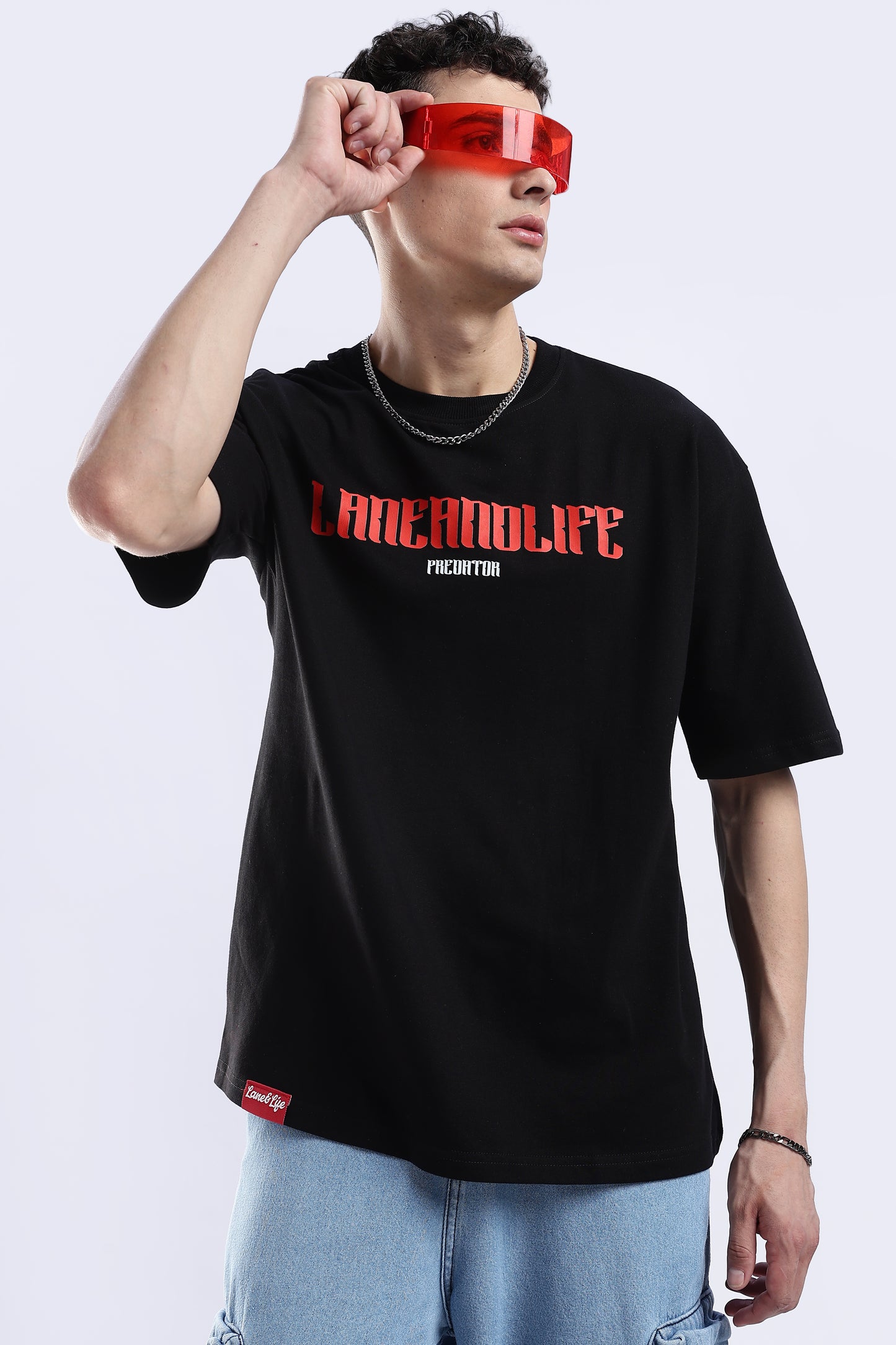 BLACK PREDATOR-LION T-SHIRT