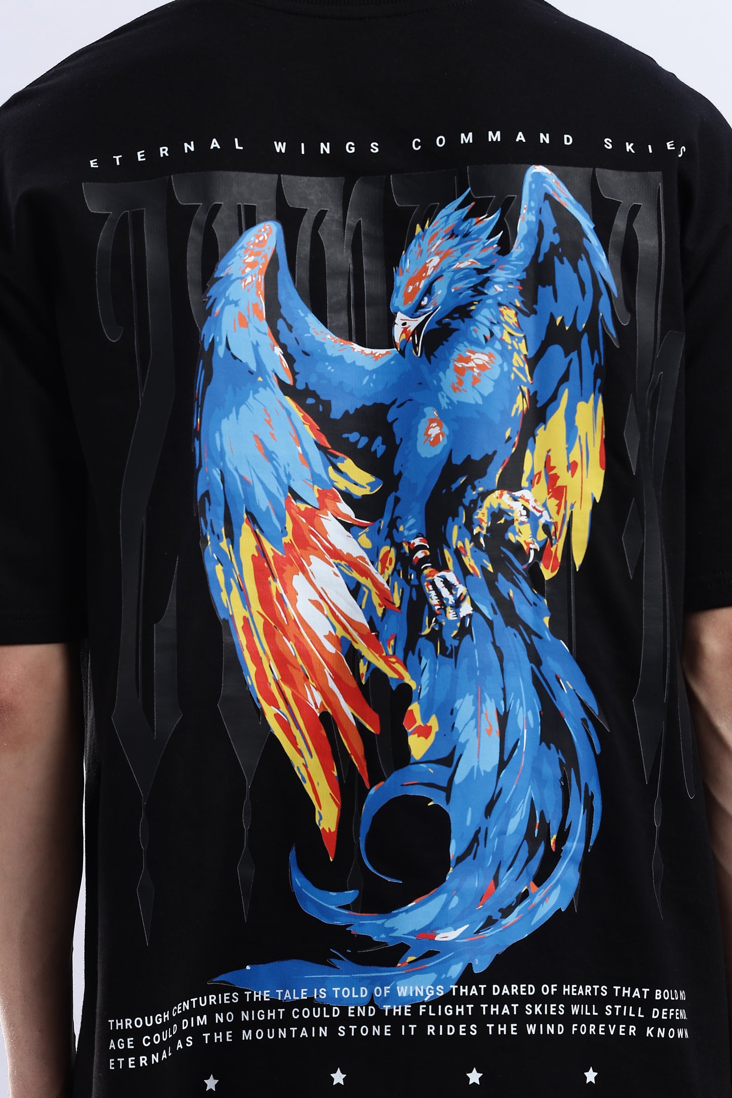 Black Zenith Oversized Fit T-Shirt