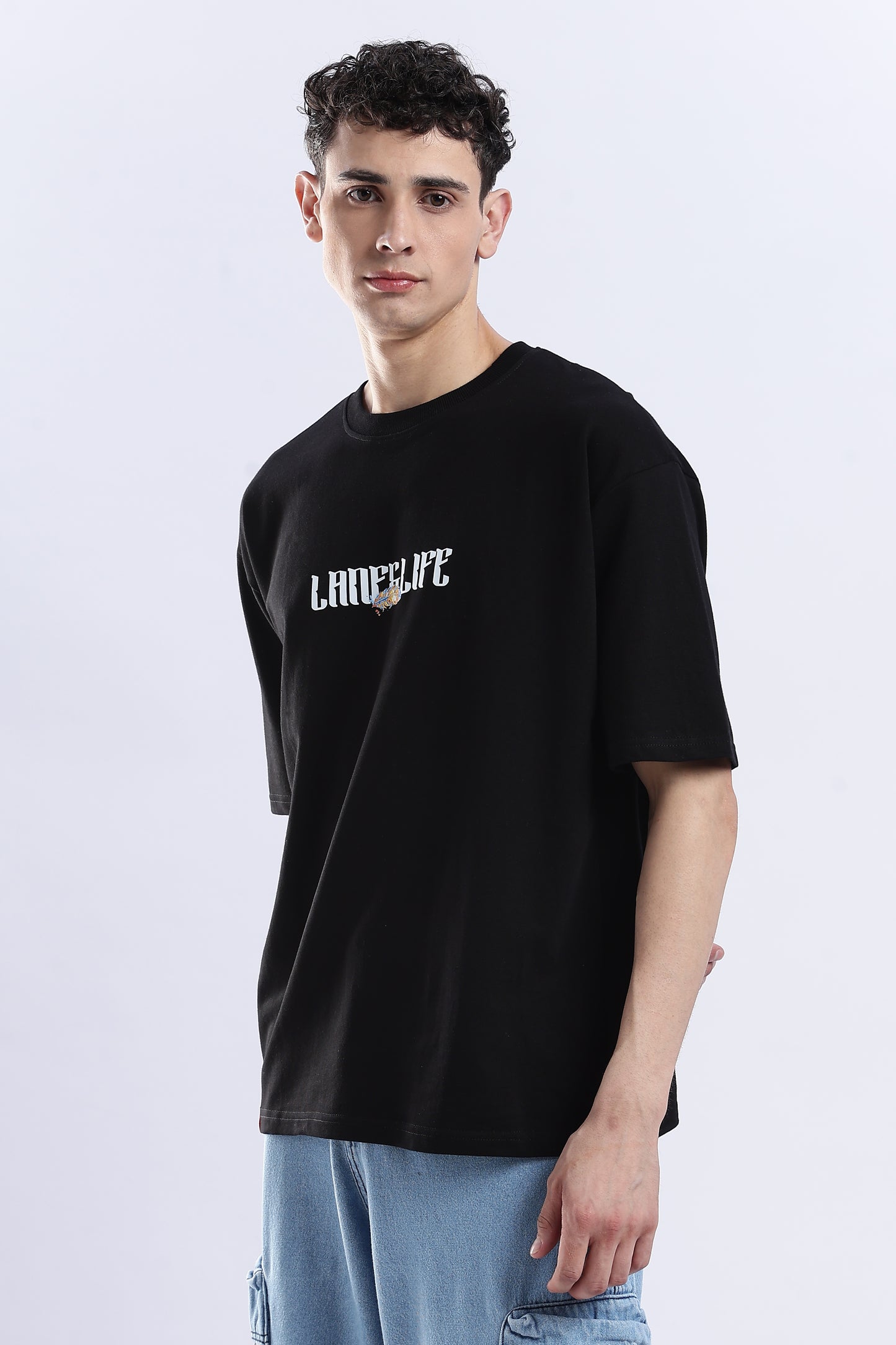 Black Zenith Oversized Fit T-Shirt