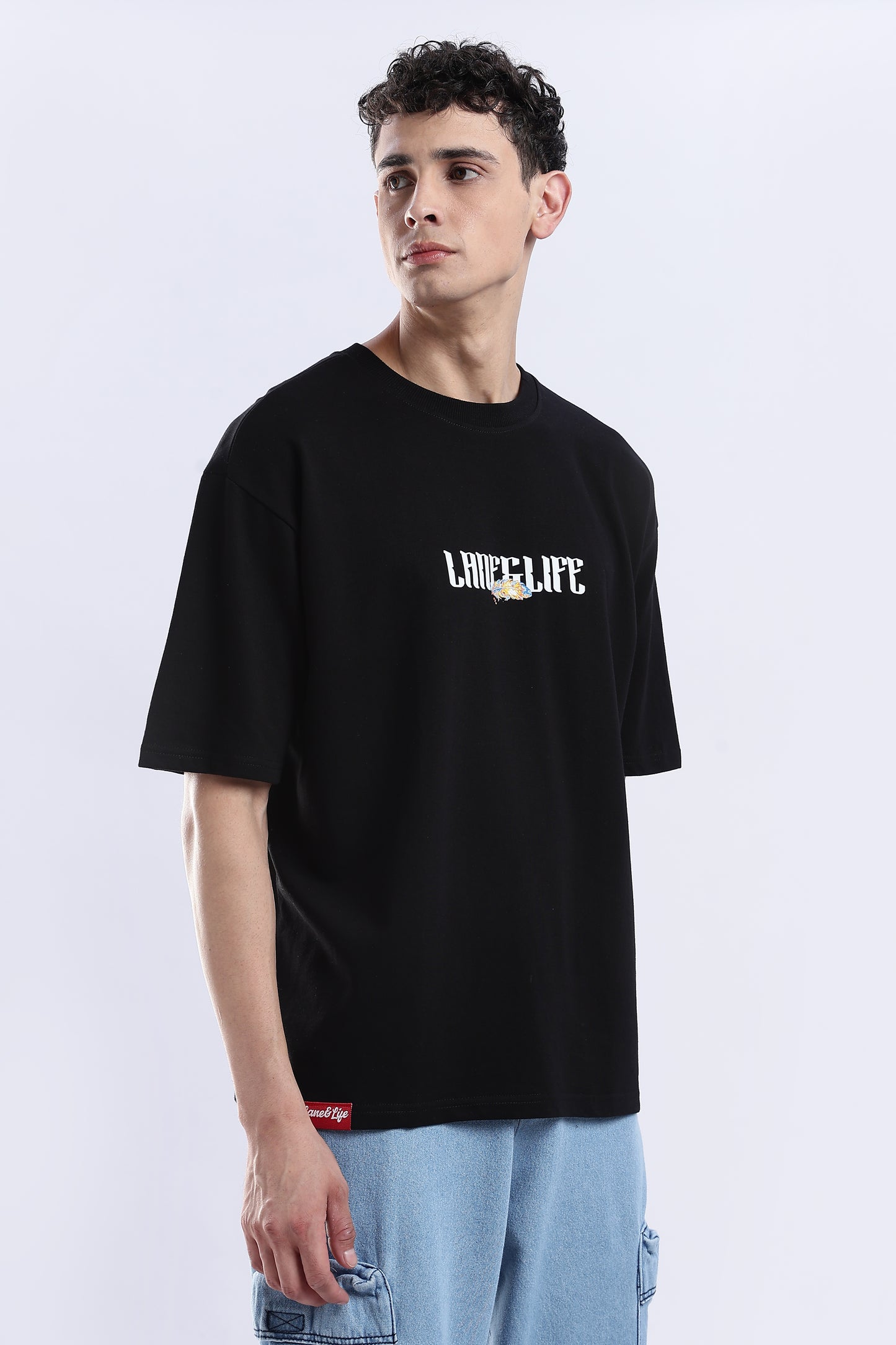 Black Zenith Oversized Fit T-Shirt