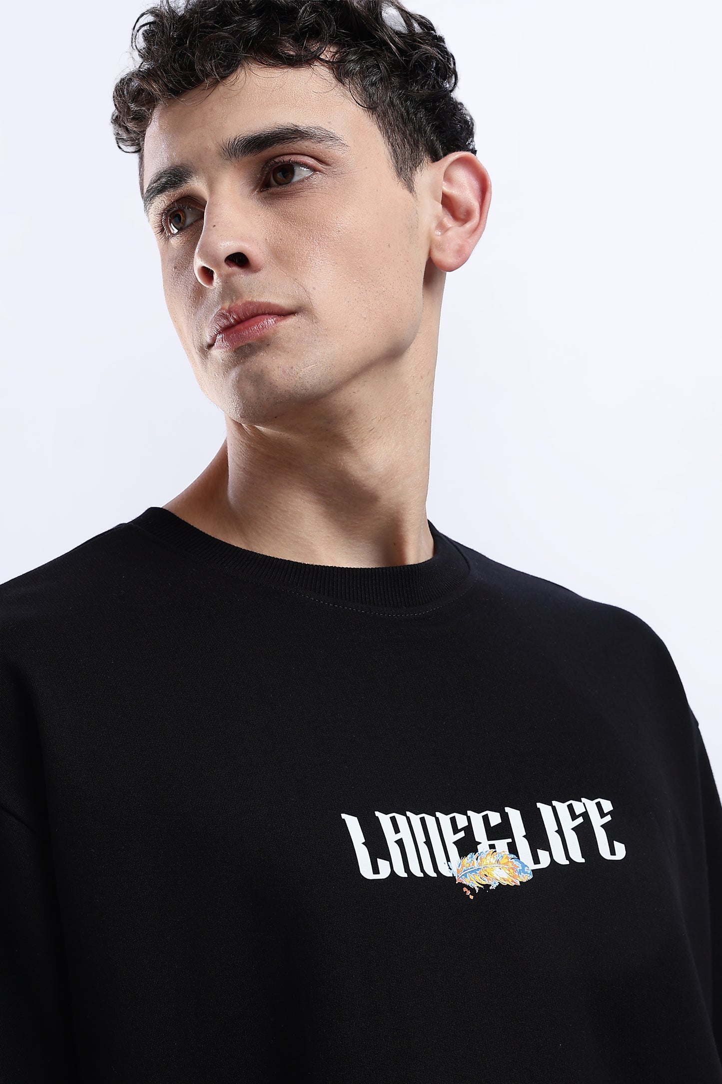 Black Zenith Oversized Fit T-Shirt