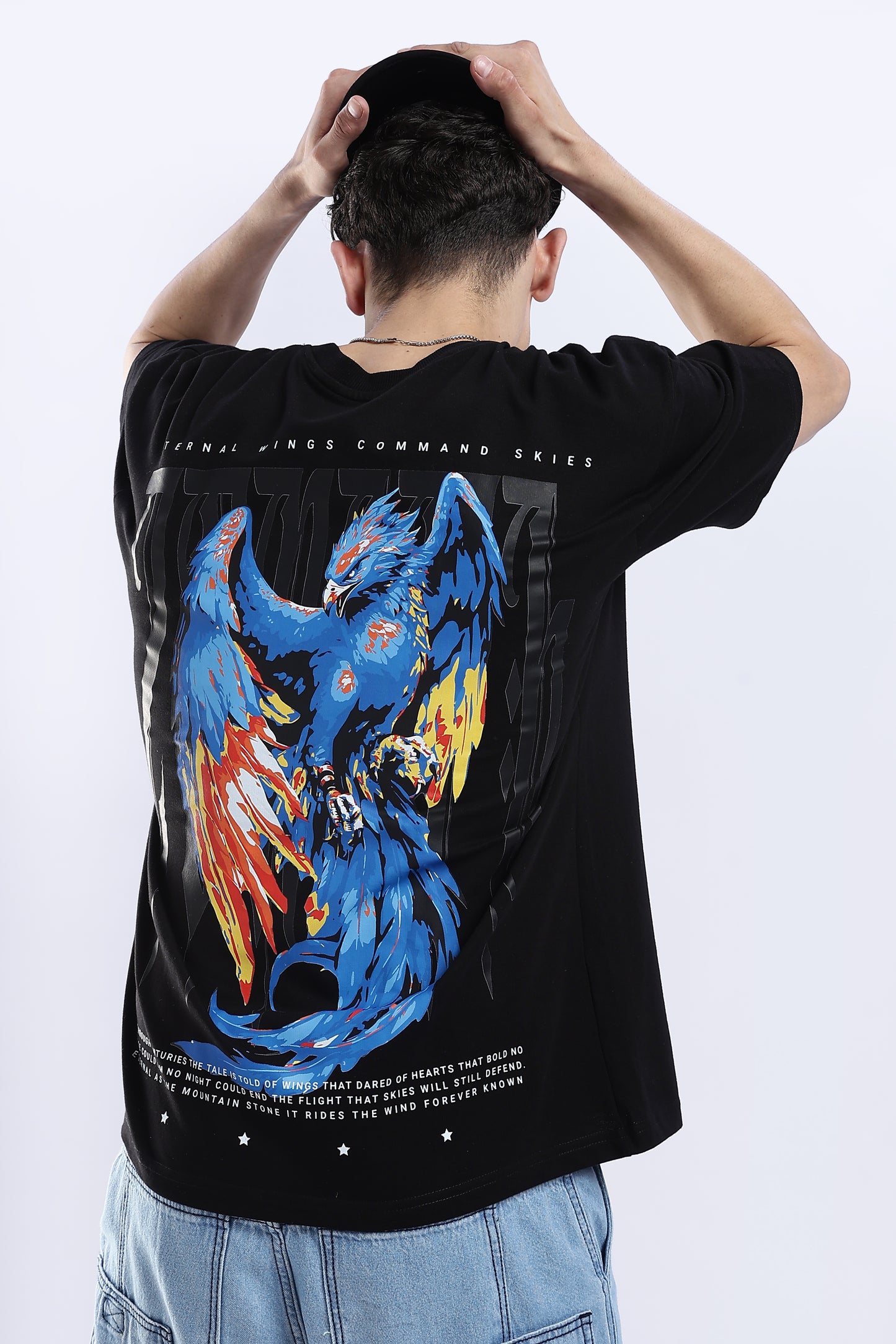 Black Zenith Oversized Fit T-Shirt