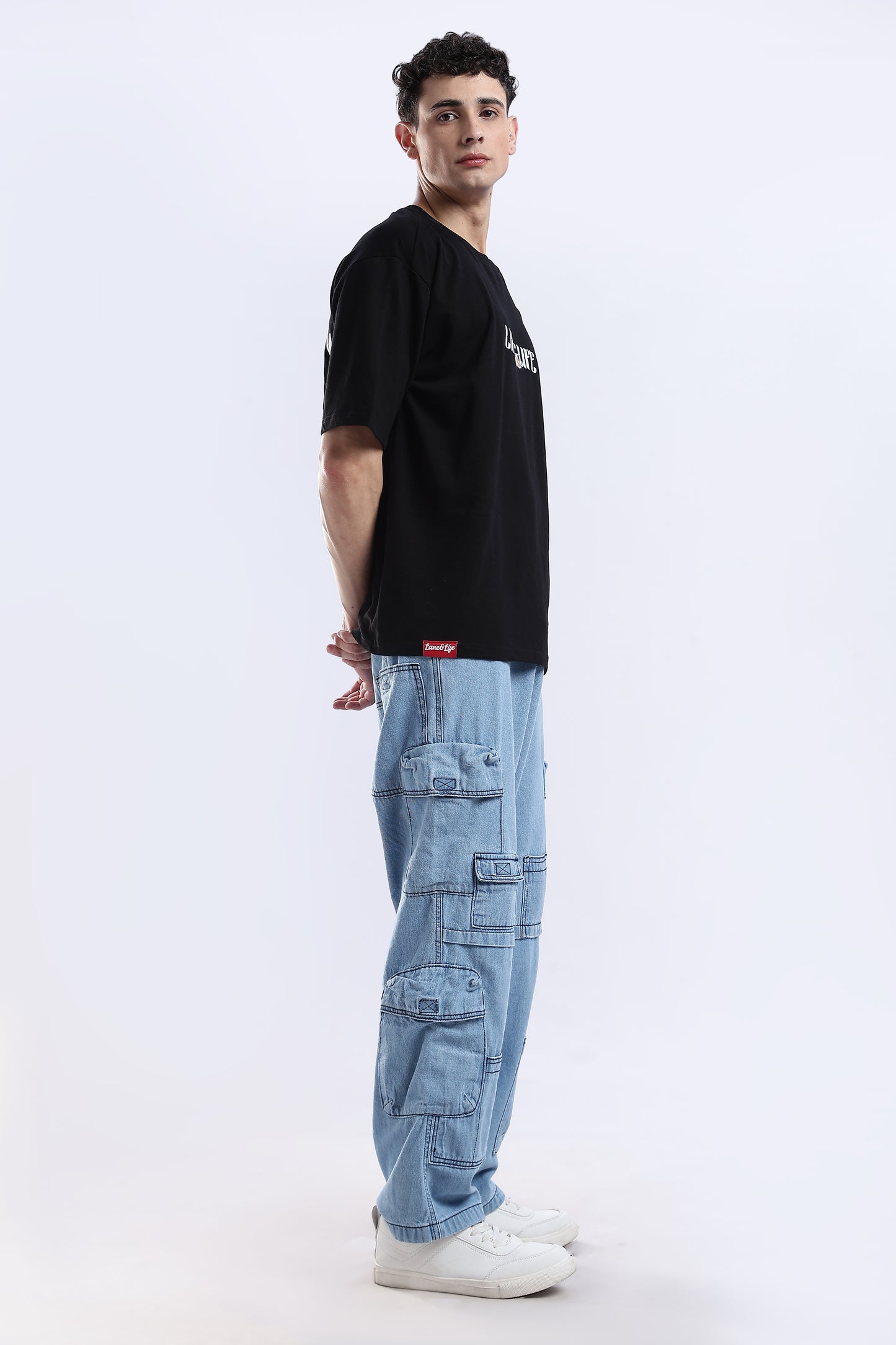 Black Zenith Oversized Fit T-Shirt