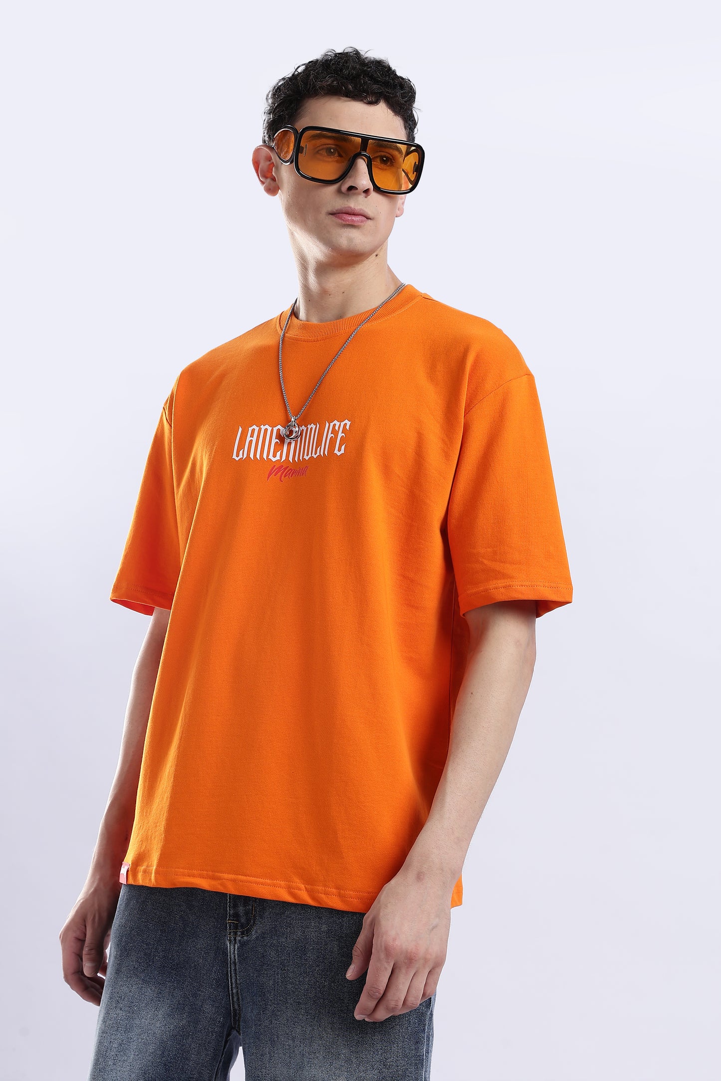 GOLDEN FINS OVERSIZED FIT T-SHIRT - OCEAN DREAMS
