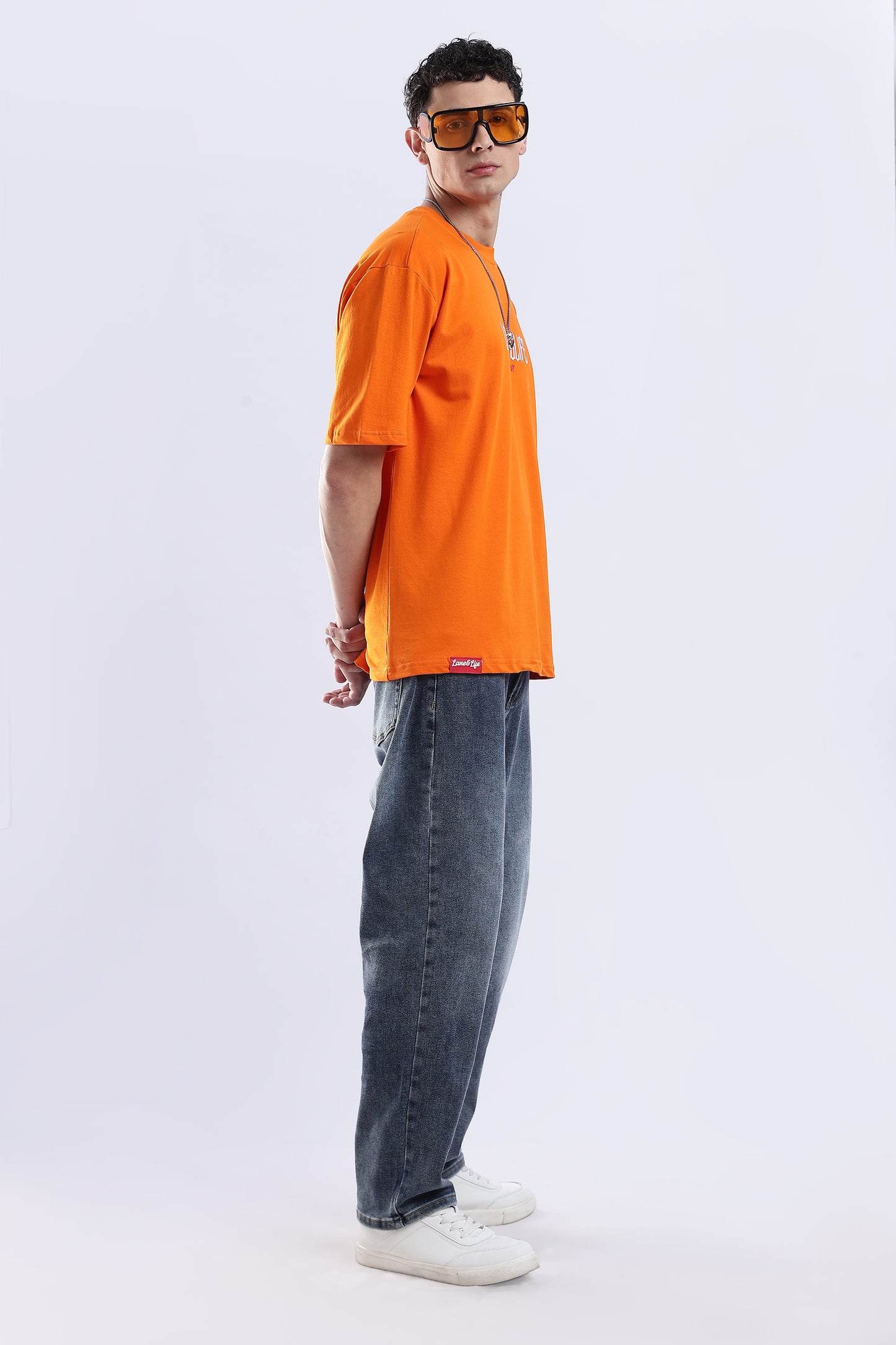 GOLDEN FINS OVERSIZED FIT T-SHIRT - OCEAN DREAMS
