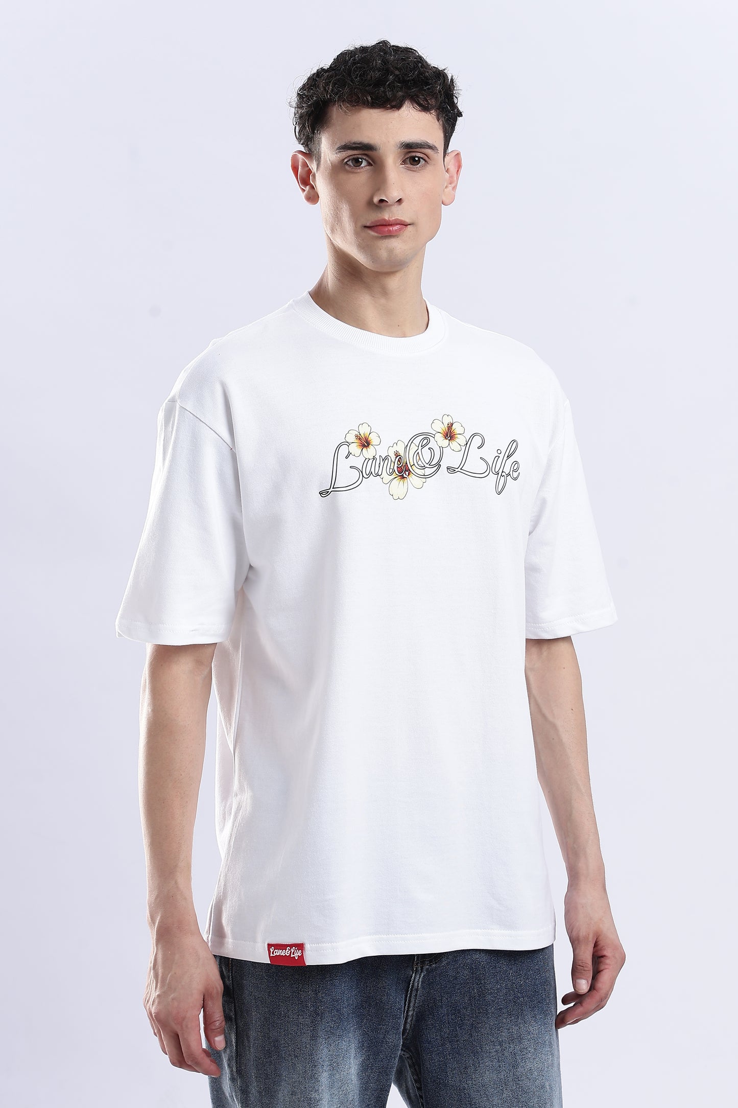 Flourish in Full Bloom with Our Verdant Bloom Oversized T-Shirt