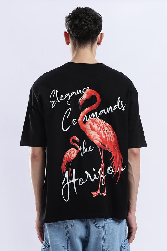 Flamingo Oversized Fit T-Shirt