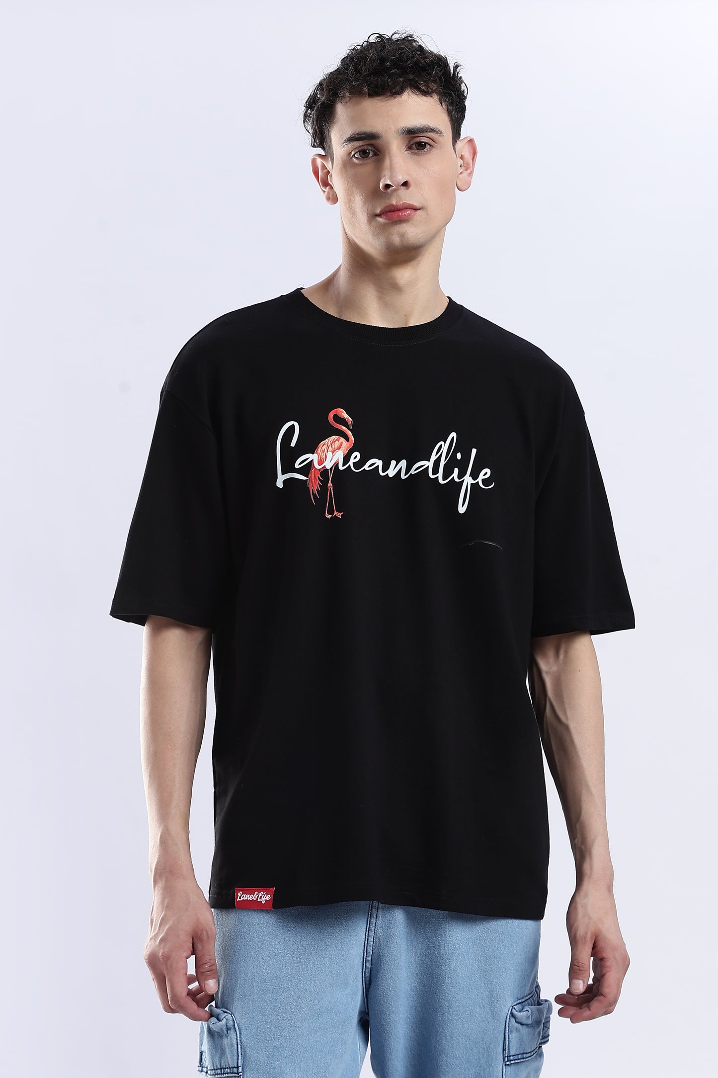 Flamingo Oversized Fit T-Shirt
