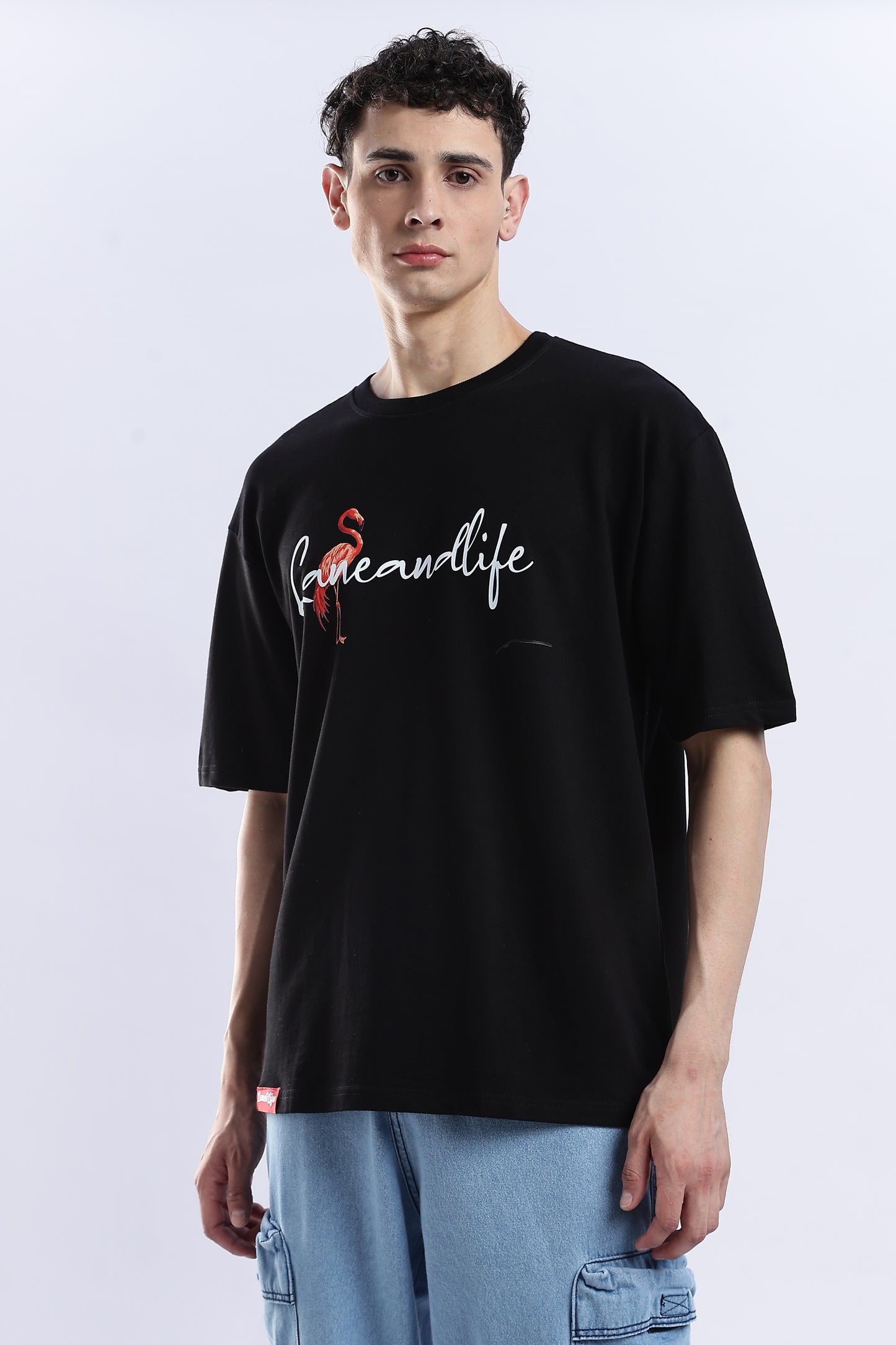 Flamingo Oversized Fit T-Shirt