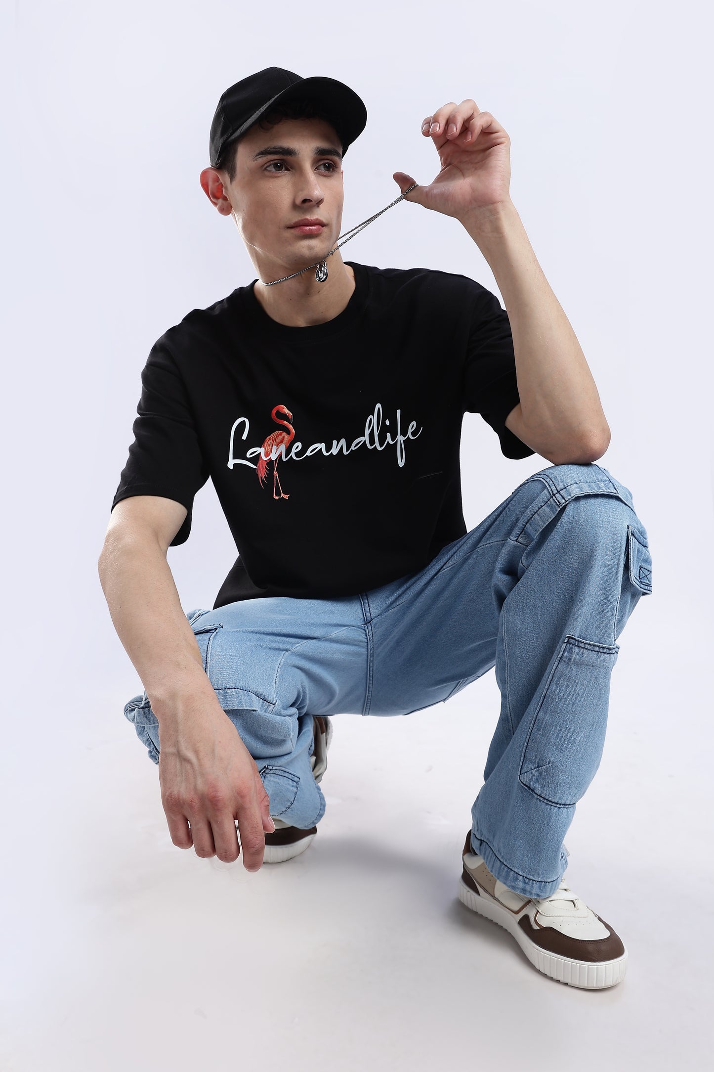 Flamingo Oversized Fit T-Shirt