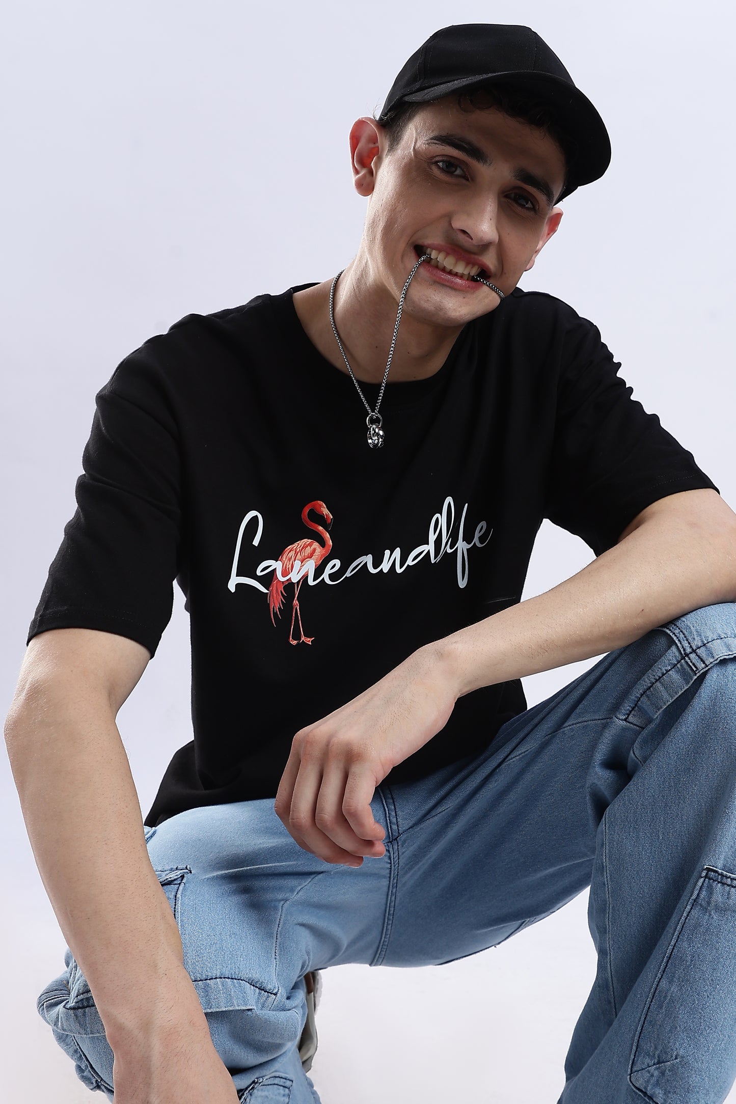 Flamingo Oversized Fit T-Shirt