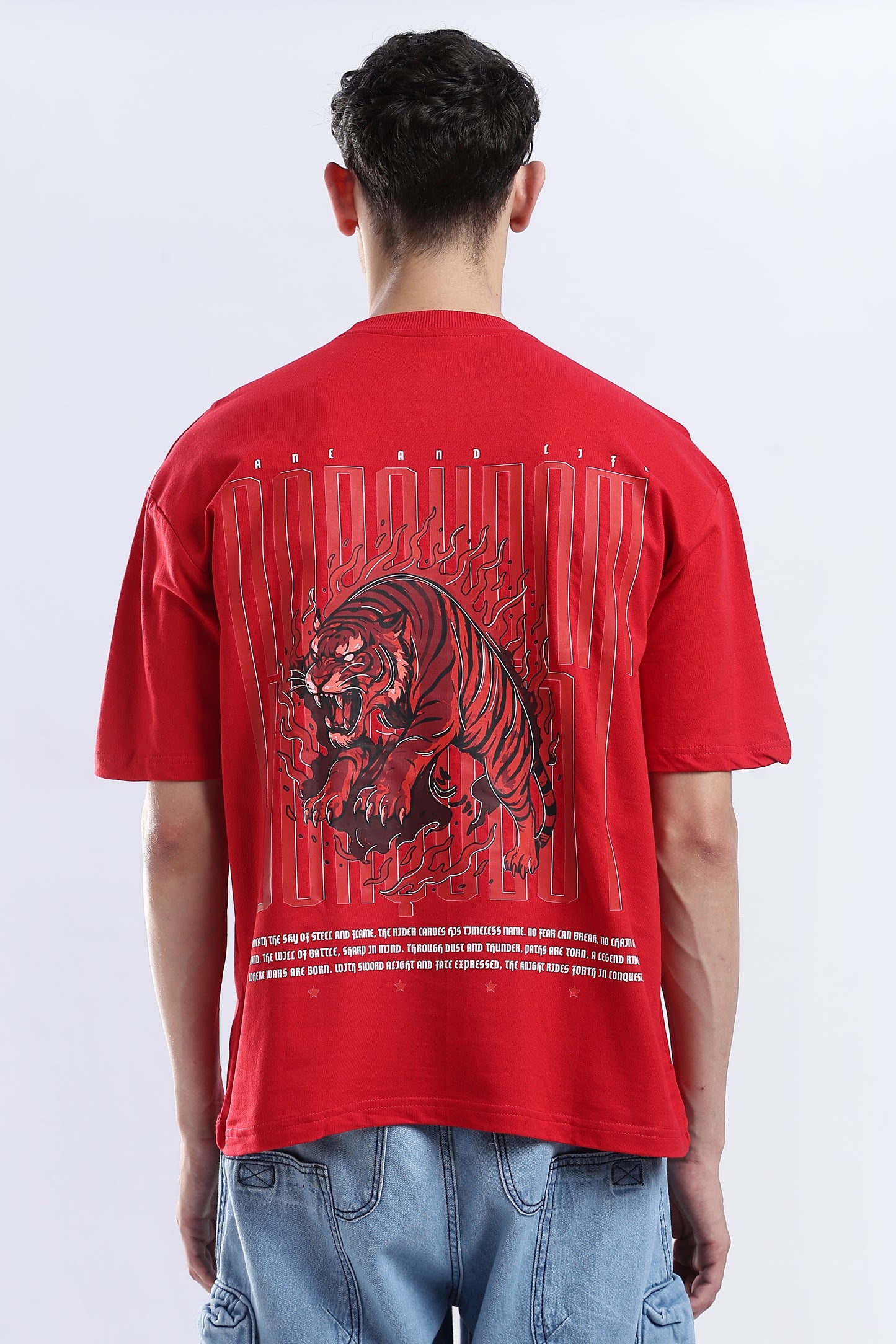 Inferno Tiger Oversized T-Shirt