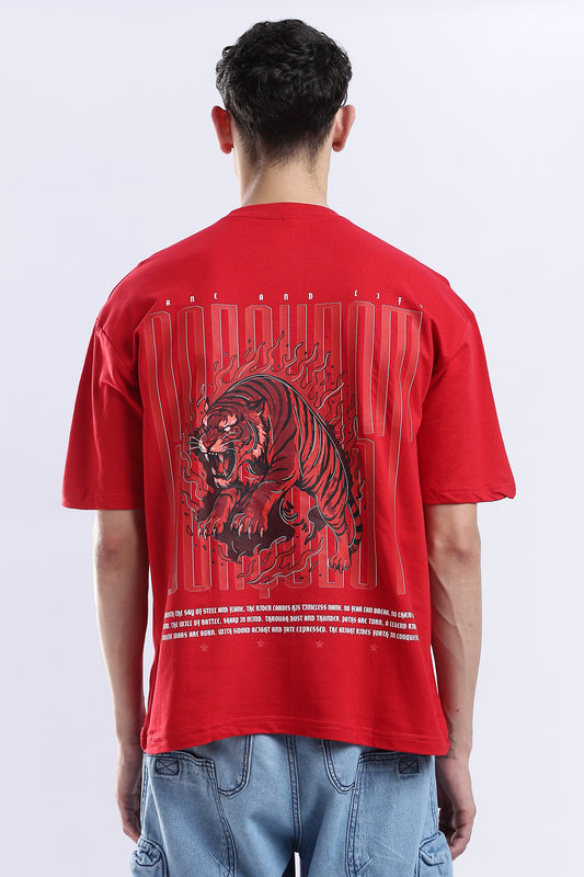Inferno Tiger Oversized T-Shirt