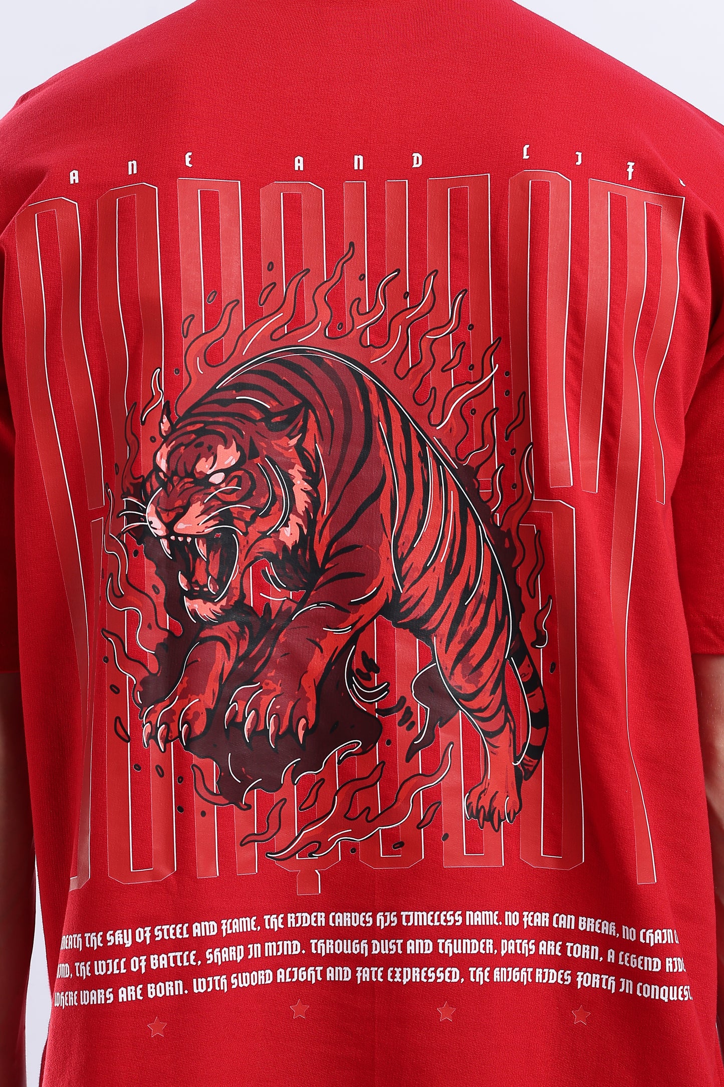 Inferno Tiger Oversized T-Shirt