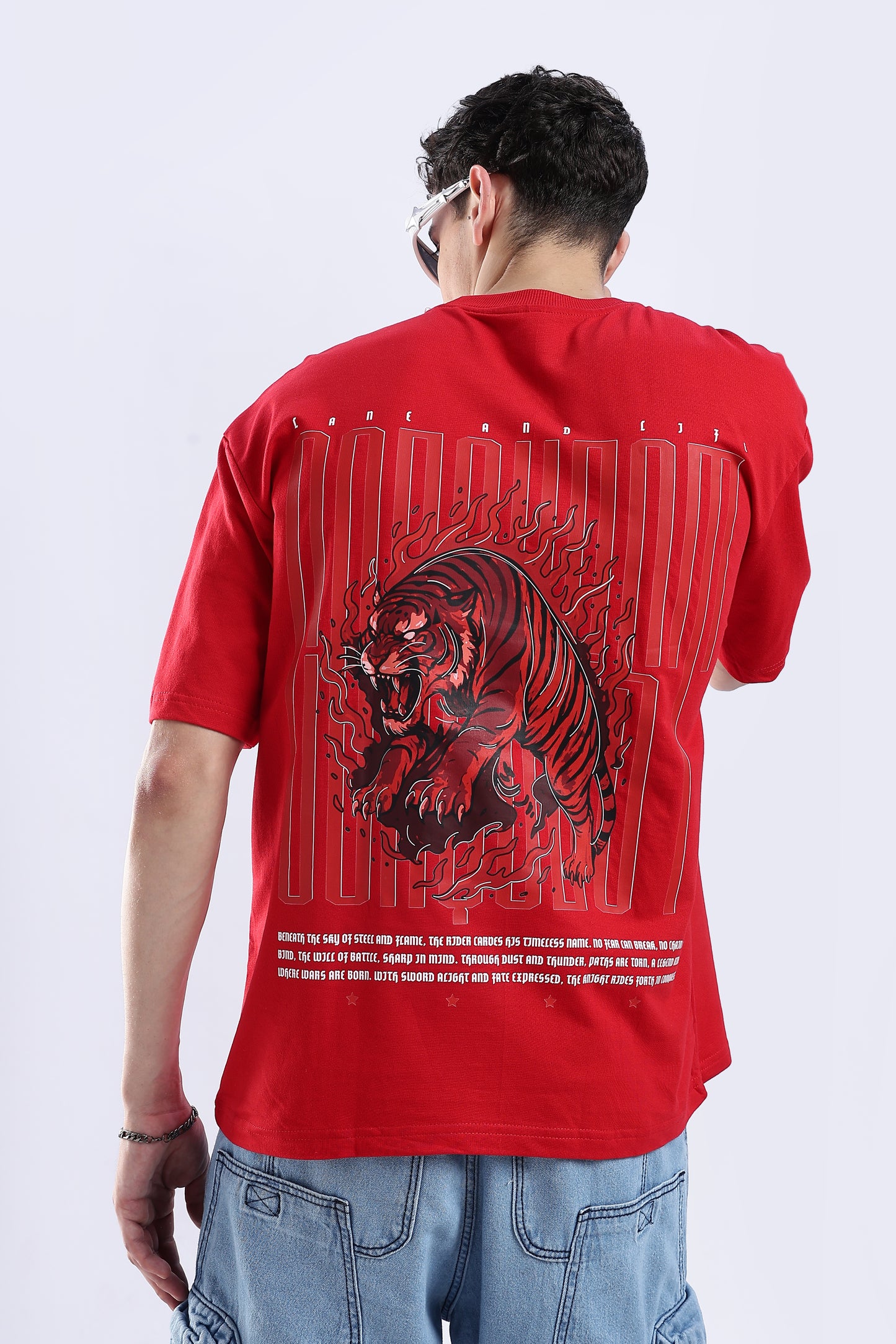 Inferno Tiger Oversized T-Shirt