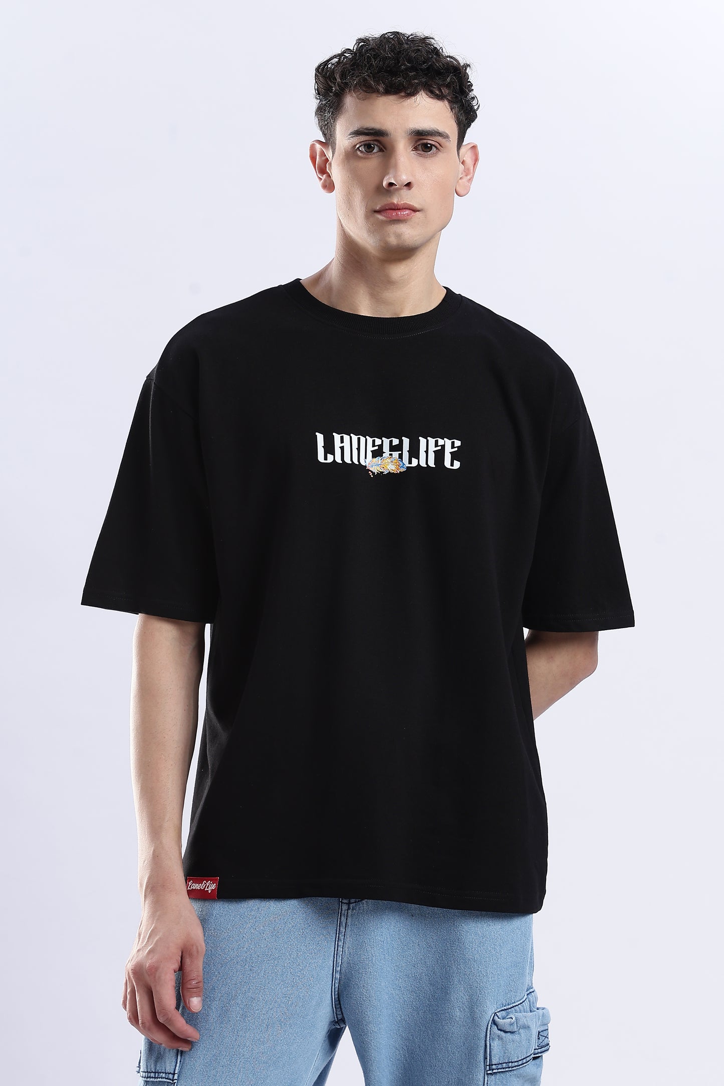 Black Zenith Oversized Fit T-Shirt