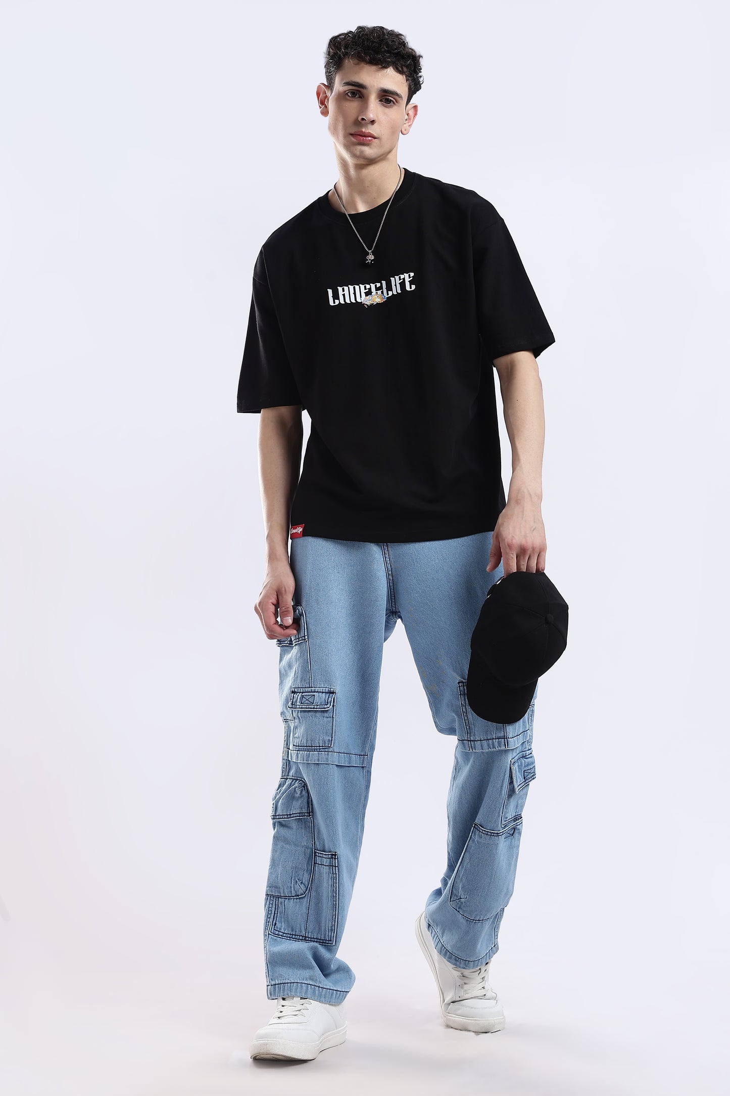 Black Zenith Oversized Fit T-Shirt