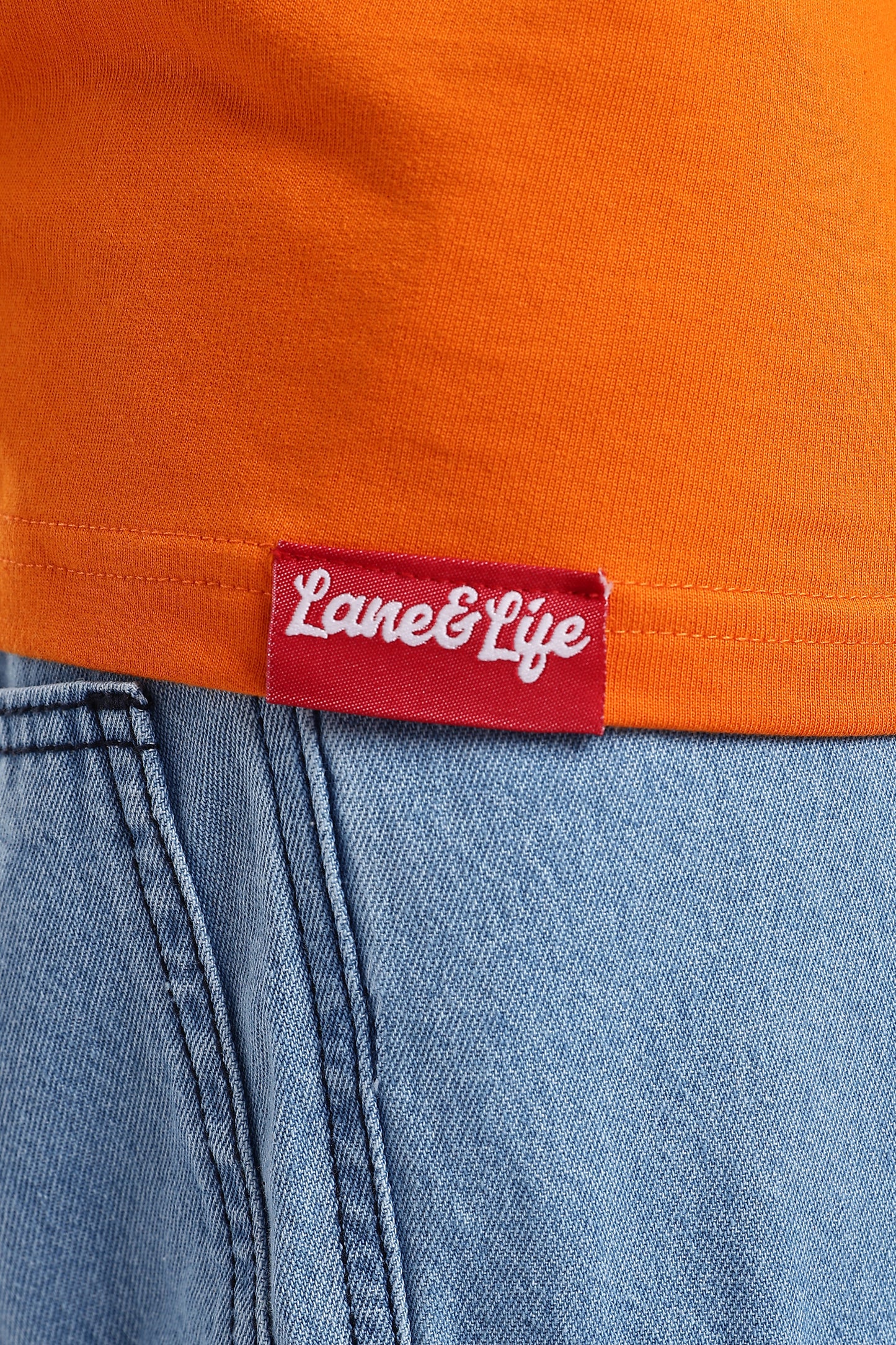 Orange Elysium Oversized Fit T-Shirt