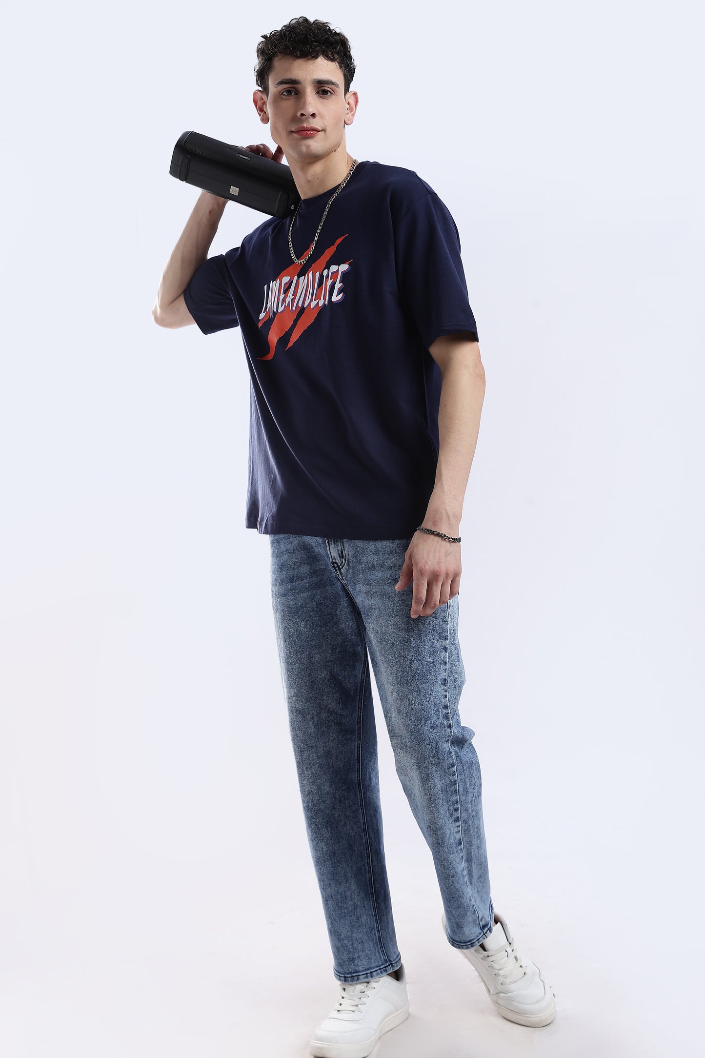 NAVY PREDATOR WILD T-SHIRT